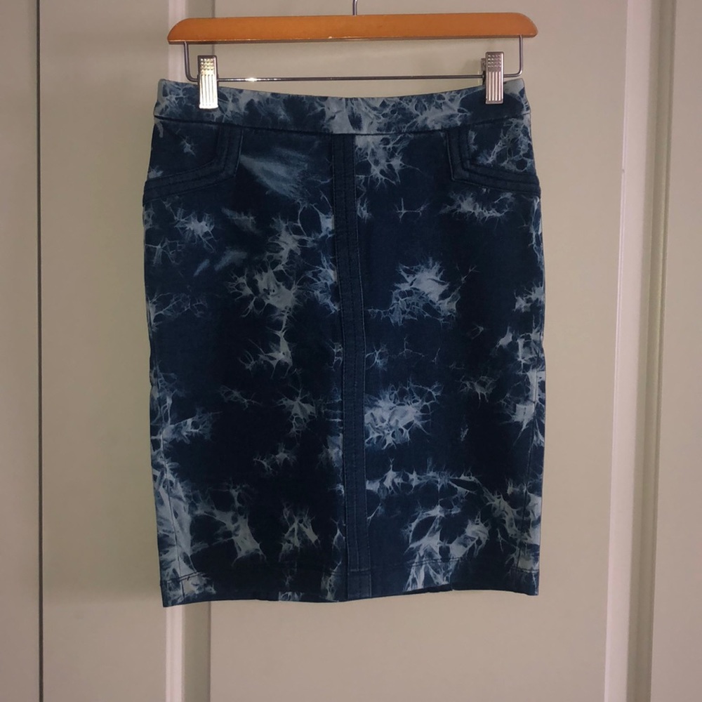 BCBG Denim Midi Skirt